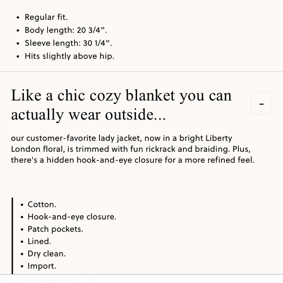 Quilted jacket in Liberty® Margaret Annie print - Picture 5 of 7